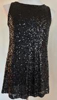 H&M Damen Pailletten-Tanktop Gr.L Party Cocktail Kleid schwarz Köln - Blumenberg Vorschau
