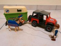 Playmobil Pferde-Anhänger mit Geländewagen 4189 Bayern - Aschaffenburg Vorschau