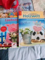 Zwei  bastel Bücher mit Holz Nordrhein-Westfalen - Salzkotten Vorschau