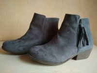 Stiefeletten, Damenschuhe, neu, grau, leicht gefüttert, Gr. 41 Hessen - Battenberg Vorschau