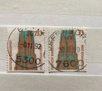 2x Briefmarke deutsche Bundespost schleswiger Dom Baden-Württemberg - Offenburg Vorschau