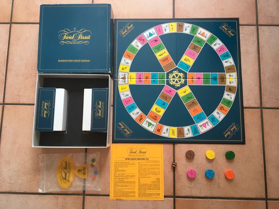 Trivial Pursuit Komplett Set Genus Edition - Parker Brettspiel in Erlangen