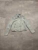 Primark Bikerjacke kurze Jacke weich/samt grau 42 Bayern - Mengkofen Vorschau