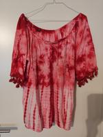 Bluse Batikmuster Carmen rot neu Nordrhein-Westfalen - Dorsten Vorschau
