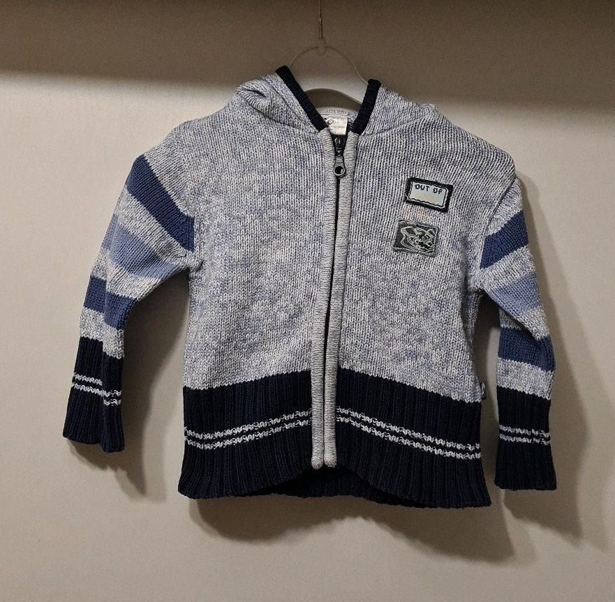 Kinder Jungen Strickjacke Größe 80 100% Baumwolle in Siek