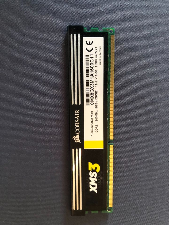 2x 8GB DDR3 RAM 1600 MHz in Troisdorf