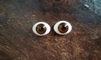 BJD Doll Puppe Augen ultra realistic 14mm Asian brown Glas Sachsen - Nünchritz Vorschau