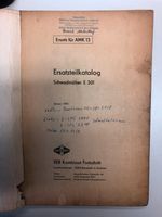 Ersatzteil-Katalog Fortschritt Schwadmäher E 301 Mecklenburg-Strelitz - Landkreis - Cölpin Vorschau