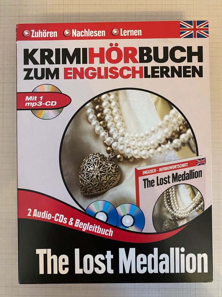 The Lost Medallion - Krimi Hörbuch zum Englisch lernen - 2 CD & 1 in Frankfurt am Main