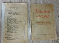 Polterabend und Hochzeit / 2 alte Büchlein Bayern - Tröstau Vorschau