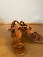 Esprit Kork Keilsandalette hellbraun Niedersachsen - Langenhagen Vorschau
