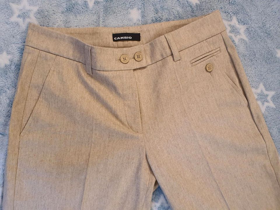 7/8 Damenhose beige von CAMBIO "Kirsten", Gr. 40 in Berlin