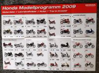Honda Modellprogramm 2009 mit Poster CBR Fireblade Harburg - Hamburg Wilstorf Vorschau