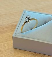 Moderner Goldring Ring in 585 Gold mit Brillanten 0,27ct Niedersachsen - Sande Vorschau