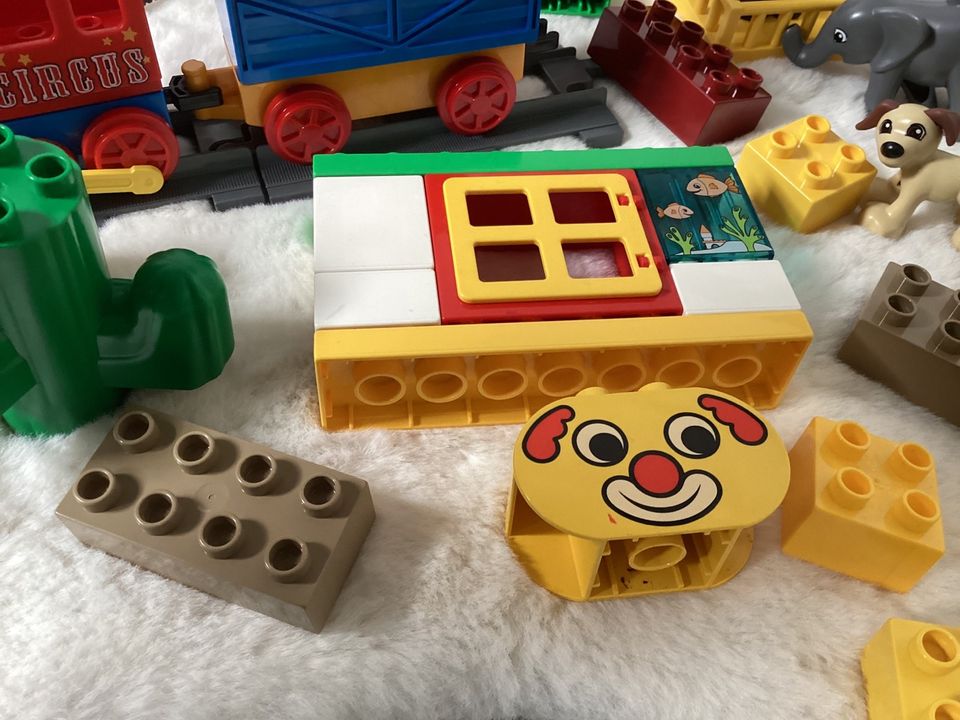 Lego Duplo Set ❤️ Tiere Eisenbahn Zirkus ❤️ Zoohandlung Figuren in Waldkirch