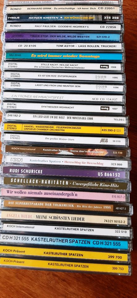 CD Sammlung 92 Stück in Würselen