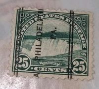 25 Cent 1922 Niagara Falls Briefmarke USA Hessen - Dreieich Vorschau