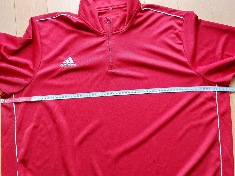 ADIDAS Climalite Sweatshirt rot ca 2XL XXL super Zustand in Lippstadt