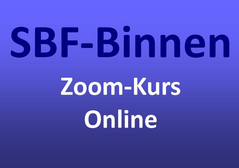 Sportbootführerschein Binnen unter Motor im Juni 2024 online in Ritterhude