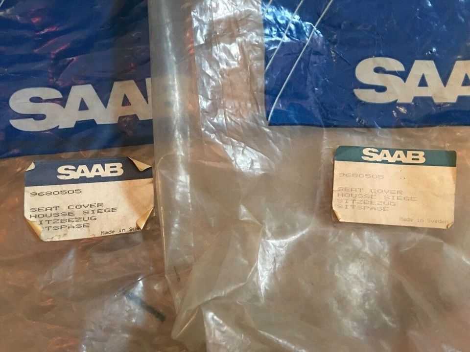 Saab 900 Aero Sitzbezug vorne links/rechts NEU NOS 9680505 in Lemgo