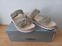 Neu Gabor Pantolette oliv Gr. 4,5 Perlen best fitting Sandalen Lübeck - St. Jürgen Vorschau