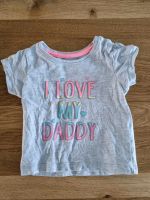 Primark cares T-Shirt kurz Gr. 68 4 - 6 mon grau I Love my Daddy Nordrhein-Westfalen - Rheinbach Vorschau