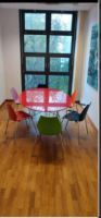 Schöner Design Tisch (rot) von STILWERK mit 6 Stühlen Berlin - Zehlendorf Vorschau