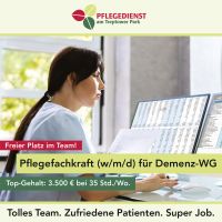 Pflegefachkraft (w/m/d) Teilzeit, 3.500€/Mo., Demenz-WG Köpenick Berlin - Köpenick Vorschau