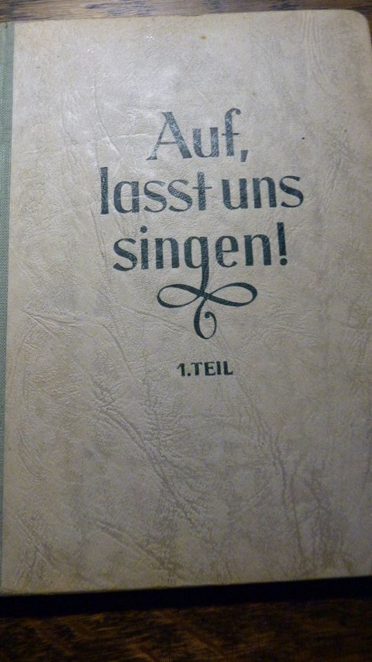 Liederbuch: Auf, lasst uns singen 1950 in Gemünden