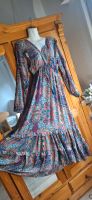 Seidenkleid L xl seide Maxikleid boho Ibiza paisley ethnno floral Baden-Württemberg - Mannheim Vorschau