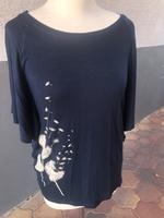 Damenshirt Top Größe 36 blau Janina kurzarm Flügelärmel Baden-Württemberg - Stutensee Vorschau