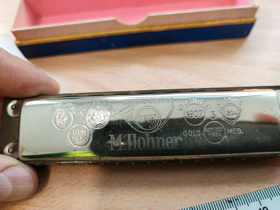 Antik Alt Mundharmonika ZIGEUNER BARON M.HOHNER Rarität Vintage in Dresden