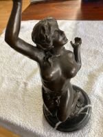 Bronzefigur, Jugendstil,sklavin Akt signiert Melo erotisch sexy Nordrhein-Westfalen - Moers Vorschau