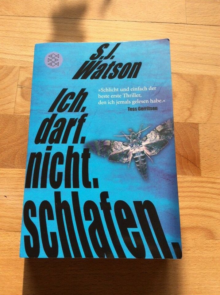 S.J. Watson: Ich darf nicht schlafen - Thriller in Reinheim