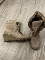 Wie neu!1x getragene dick gefütterte Bama Stiefeletten braun Gr38 Bayern - Gersthofen Vorschau