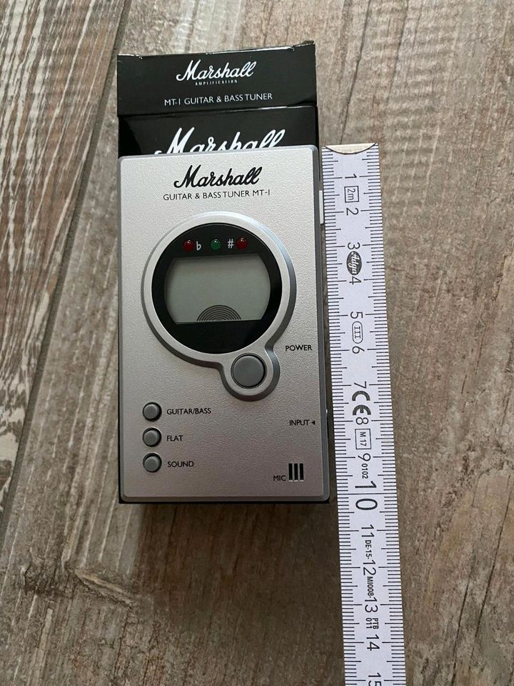 Marshall MT-1 Gitarre Bass Tuner Stimmgerät in Wriezen