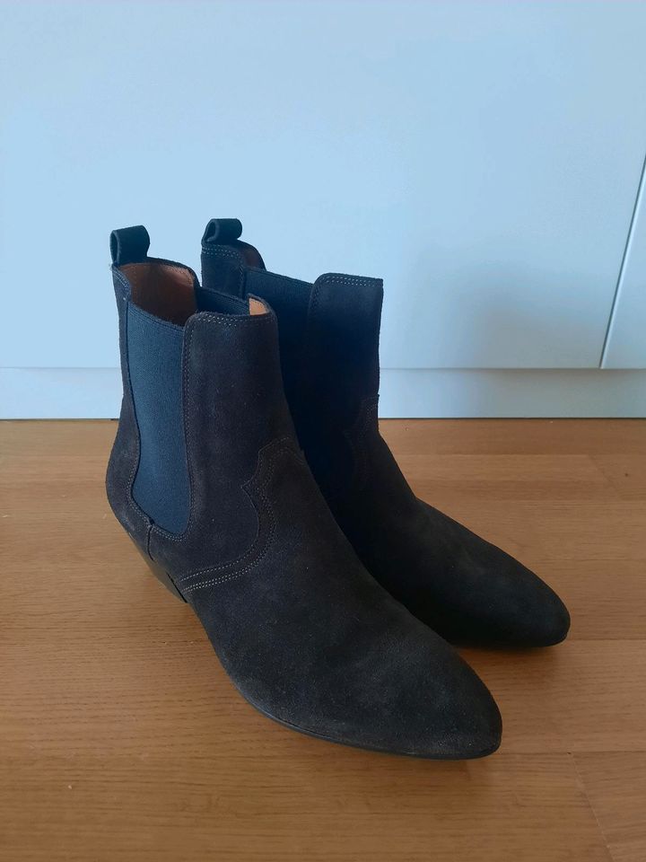 NEU&OVP Closed Boots Stiefeletten Anise Wildleder braun Gr 38 in München