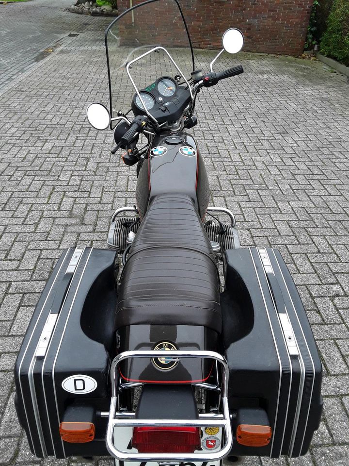 Motorrad Oldtimer BMW R45 in Großheide