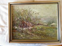 Altes Gemälde, Ölgemälde, Bild, Landschaftsbild Bayern - Warngau Vorschau