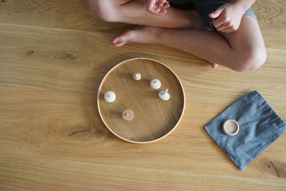 Kreisel Set Holz Montessori Physik Generationen Spiel Waldorf in Bonn