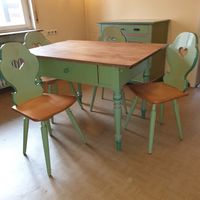 Vintage Eßzimmer Gründerzeit Tisch Kommode 4 Stühle 450€* Baden-Württemberg - Eppingen Vorschau