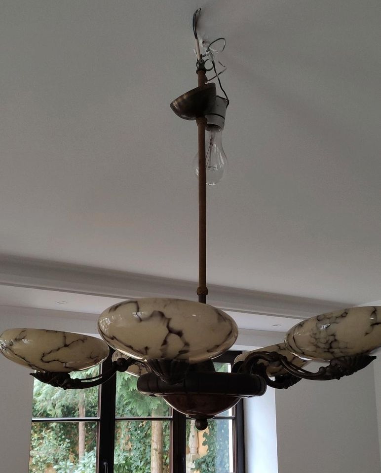 Lüster, Wohnzimmerlampe antik - aufgearbeitet in Dresden