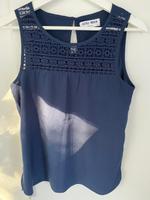 Vero Moda S 36 blau Spitze Top Shirt Dortmund - Hörde Vorschau