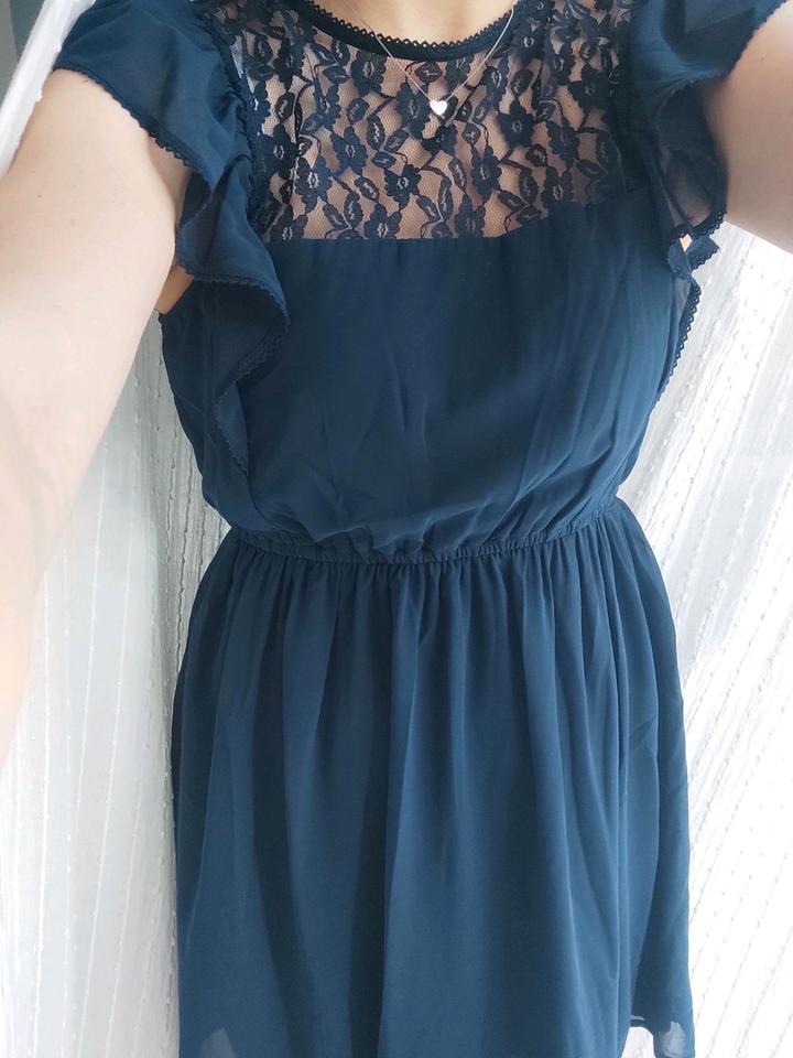 NEU Abendkleid Jugendweihe Sommerkleid Gr. M dunkelblau in Zwickau