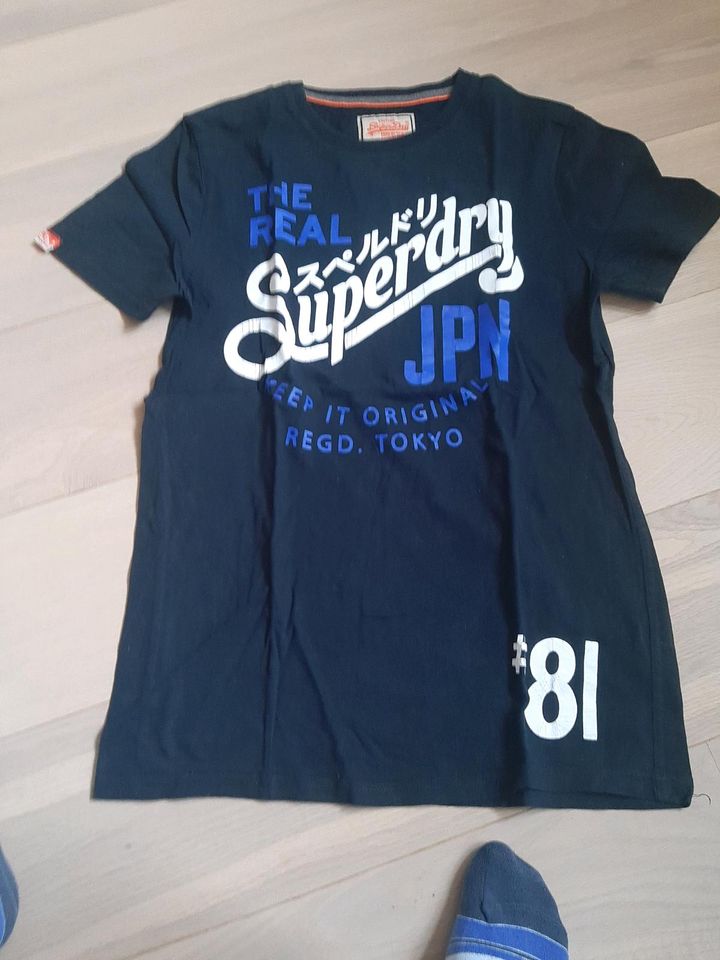 SUPERDRY T-Shirt L in schwarz in Rickert