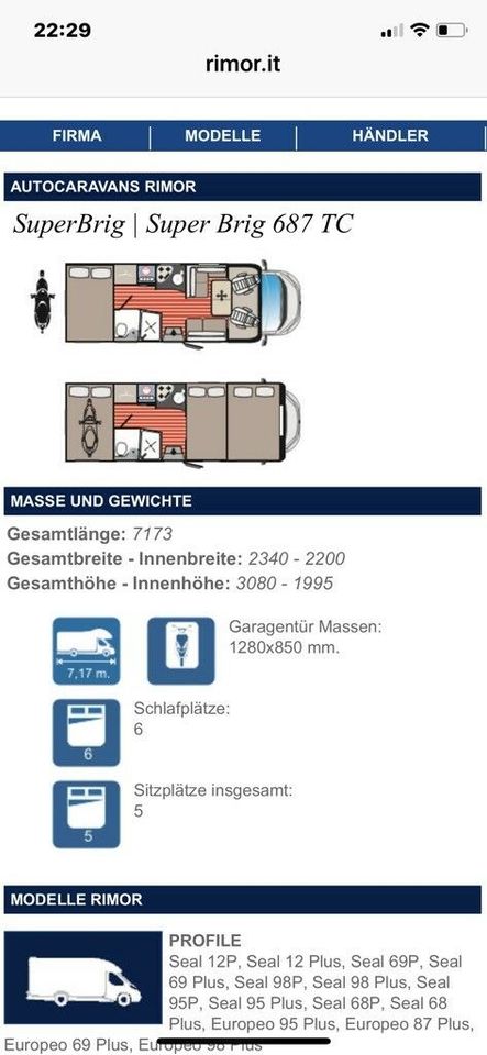 Wohnmobil mieten! September-Mai 14 Tage mieten 11 bezahlen, 1195€ in Heidenau