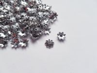 200 Perlenkappen 8 mm Metall antiksilberfarben Perlkappen Spacer Saarland - Wadern Vorschau