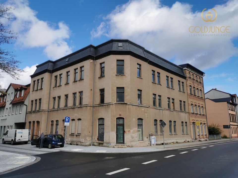 Wohn-& Geschäftshaus als Sanierungsrohbau im historischen Rudolstadt in Rudolstadt