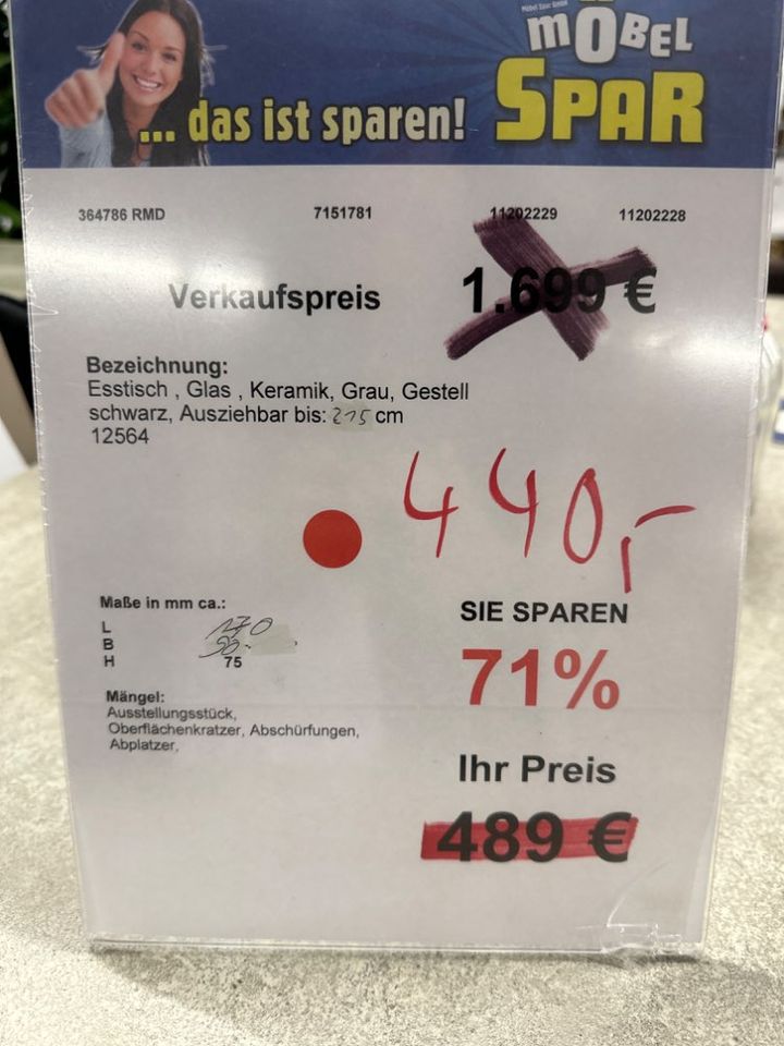 Esstisch, Tisch statt 1699€ in Leipzig