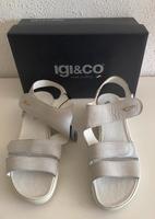 Igi & Co Sandalen Grau Größe 41 Klettverschluss, weiße Sohle Sachsen - Leisnig Vorschau